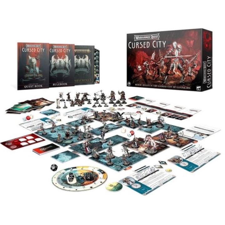 WHARHAMMER QUEST LA CTE MAUDITE | Jeux et Trolleries | Spécialiste des jeux de société, jeux de cartes et wargames