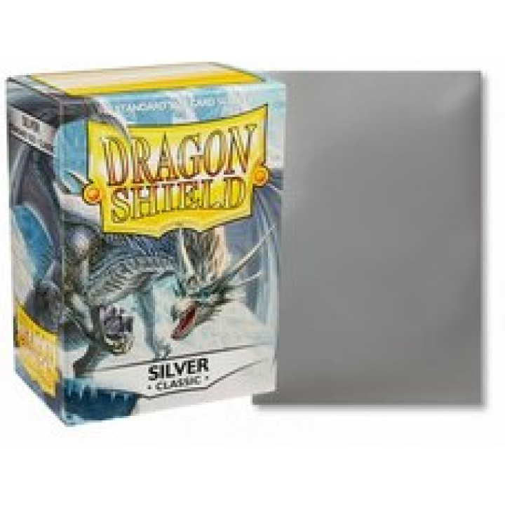 Dragon Shield - 100 sleeves - Silver classic