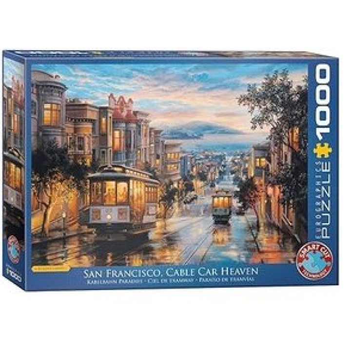 Eurographics  San Francisco Cable Car Heaven | Jeux et Trolleries | Spécialiste des jeux de société, jeux de cartes et wargames
