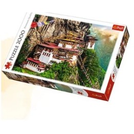 trefl puzzle monastere  de taksang bhoutan | Jeux et Trolleries | Spécialiste des jeux de société, jeux de cartes et wargames