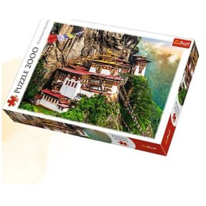 trefl puzzle monastere  de taksang bhoutan | Jeux et Trolleries | Spécialiste des jeux de société, jeux de cartes et wargames