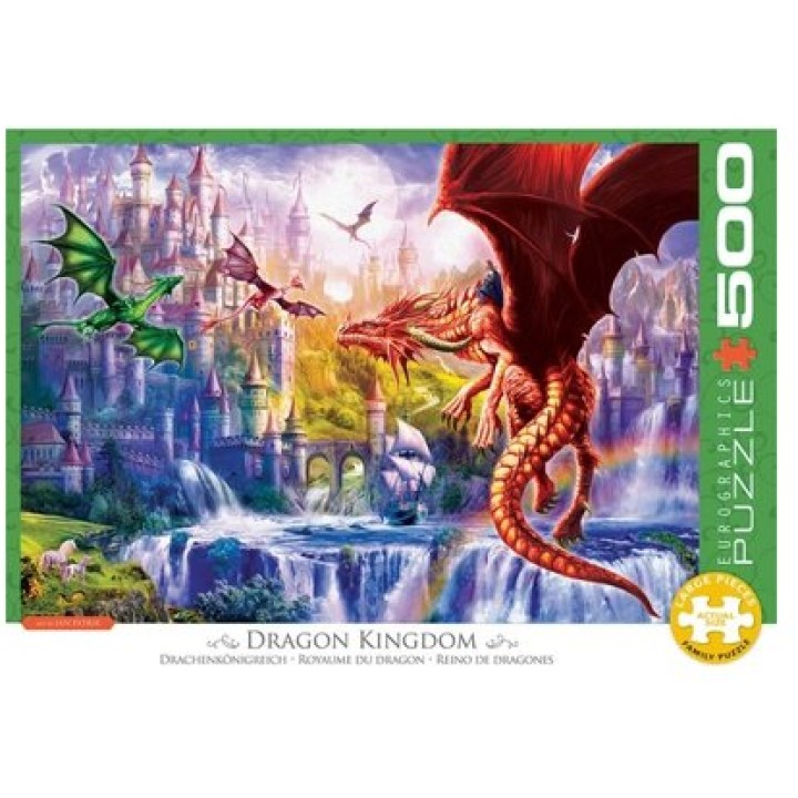 eurographics puzzle royaume du dragon | Jeux et Trolleries | Spécialiste des jeux de société, jeux de cartes et wargames