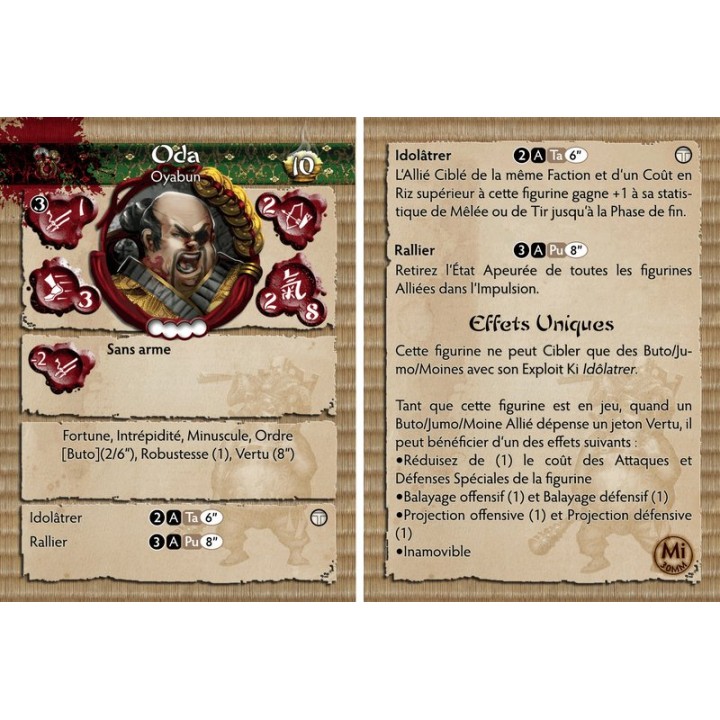 Oda & Tautolu (carte de profil V1) | Jeux et Trolleries | Spécialiste des jeux de société, jeux de cartes et wargames