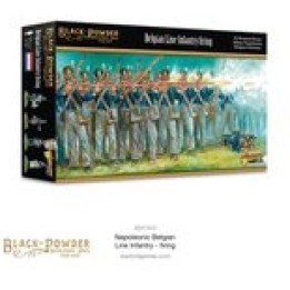 Napoleonic Belgian Line Infantry Firing | Jeux et Trolleries | Spécialiste des jeux de société, jeux de cartes et wargames
