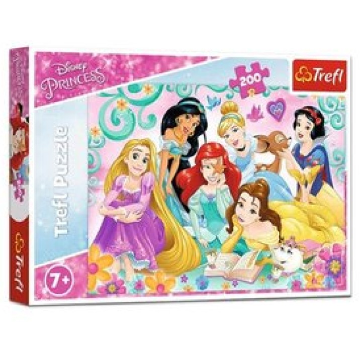 Puzzle 200 pcs. - Joyful world of princesses