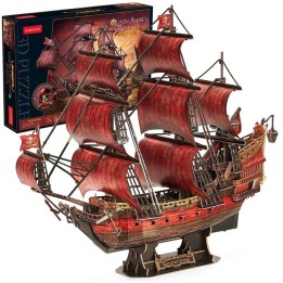 Puzzle 3D Maquette de Bateau de la Rouge Queen Anne's Revenge