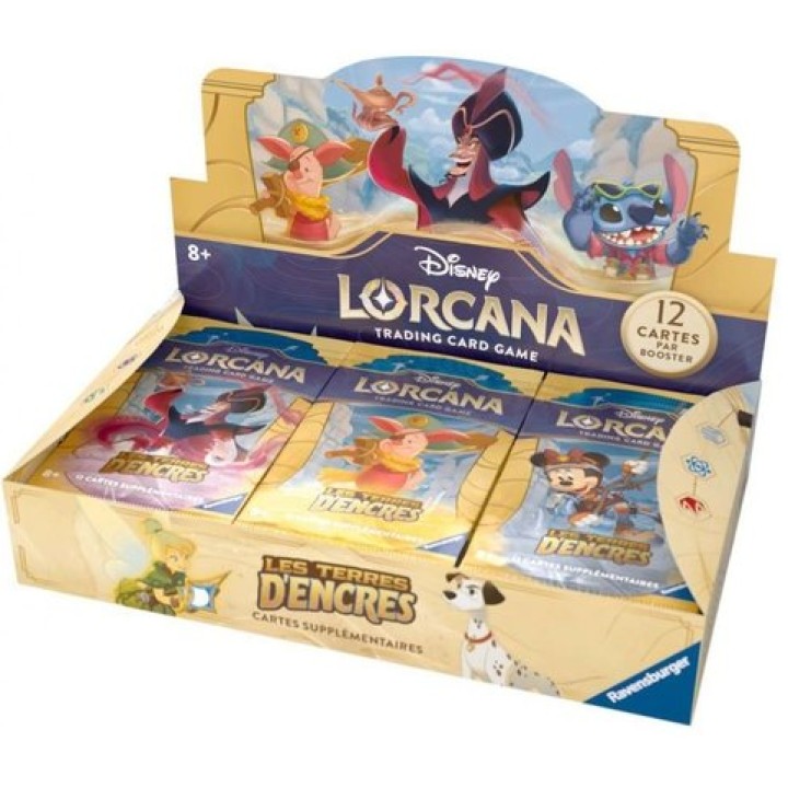Disney Lorcana : Les Terres d'Encres - Display de 24 boosters