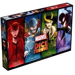 Dice Throne Marvel : Scarlet Witch-Thor-Loki-Spiderman Miles Morales