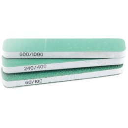 3 blocs de ponçage 90x19x6mm double face & double grain | Jeux et Trolleries | Spécialiste des jeux de société, jeux de cartes e