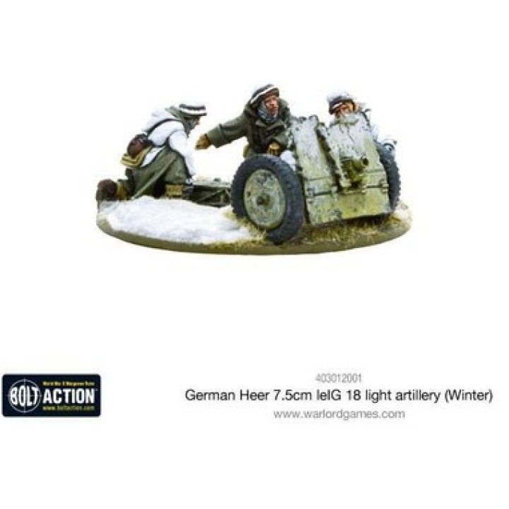 German Heer 7.5cm LeIG 18 Light Artillery (Winter) | Jeux et Trolleries | Spécialiste des jeux de société, jeux de cartes et war