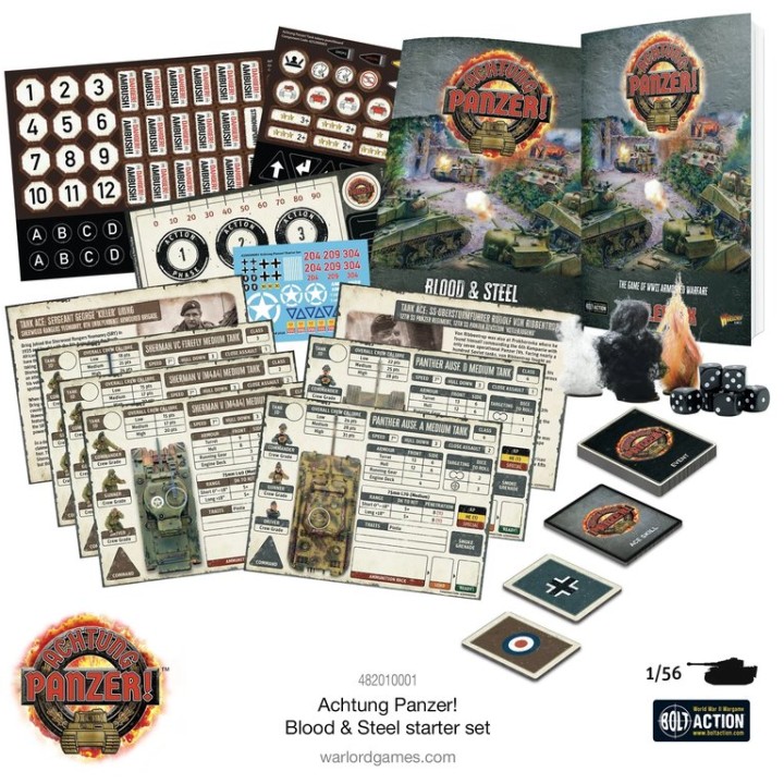 Achtung Panzer! Blood & Steel Starter Set | Jeux et Trolleries | Spécialiste des jeux de société, jeux de cartes et wargames