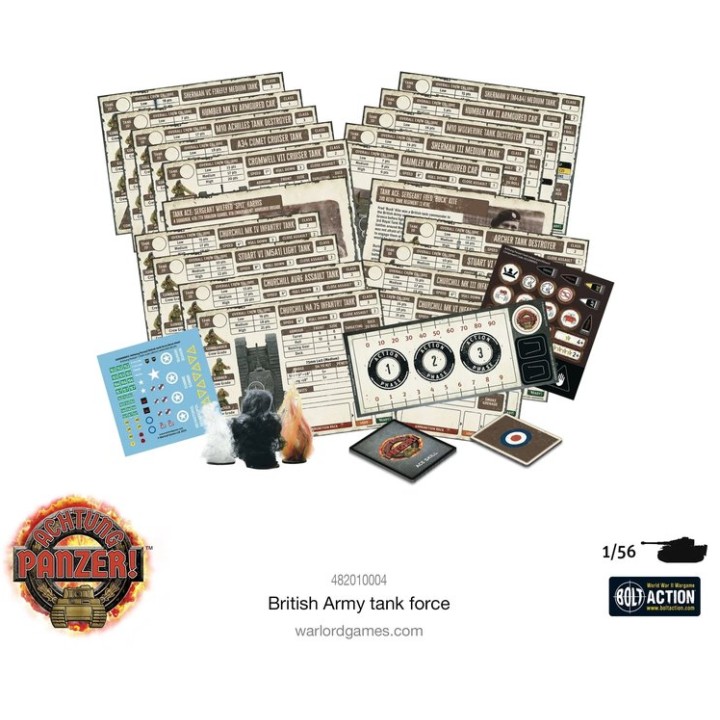 Achtung Panzer! British Tank Force | Jeux et Trolleries | Spécialiste des jeux de société, jeux de cartes et wargames