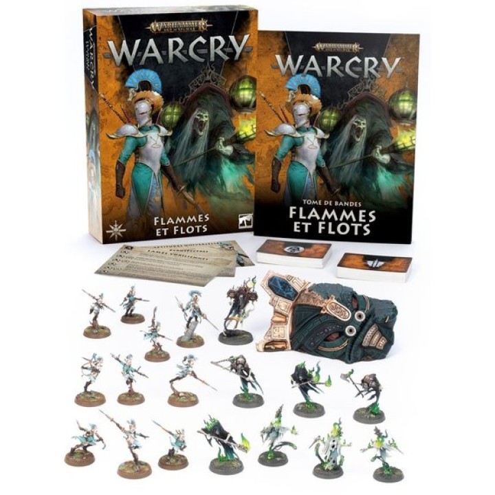 WARCRY FLAMMES ET FLOTS | Jeux et Trolleries | Spécialiste des jeux de société, jeux de cartes et wargames
