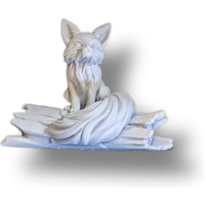 Figurine Résine Renard 4cm animaux de la forêt Kawai