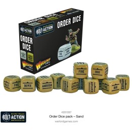Bolt Action: Orders Dice Pack - Sand | Jeux et Trolleries | Spécialiste des jeux de société, jeux de cartes et wargames