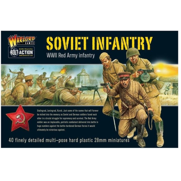 Soviet Infantry Plastic Box Set | Jeux et Trolleries | Spécialiste des jeux de société, jeux de cartes et wargames