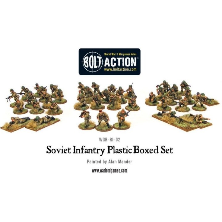 Soviet Infantry Plastic Box Set | Jeux et Trolleries | Spécialiste des jeux de société, jeux de cartes et wargames
