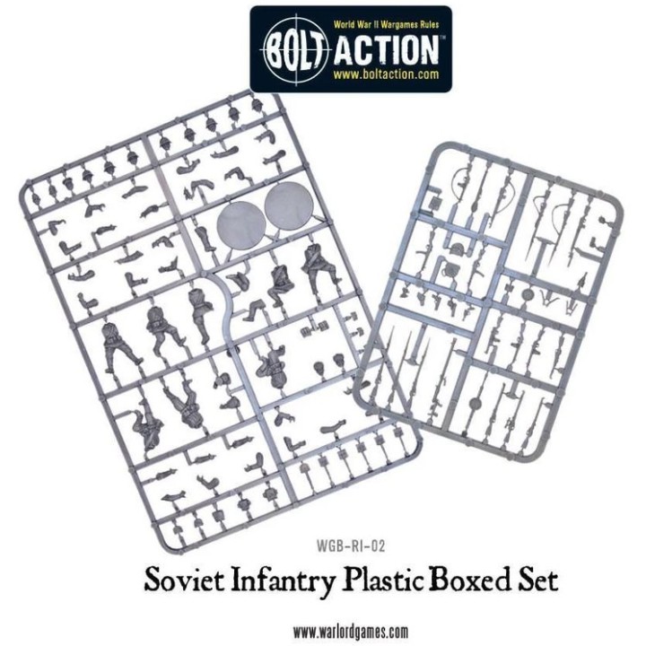 Soviet Infantry Plastic Box Set | Jeux et Trolleries | Spécialiste des jeux de société, jeux de cartes et wargames