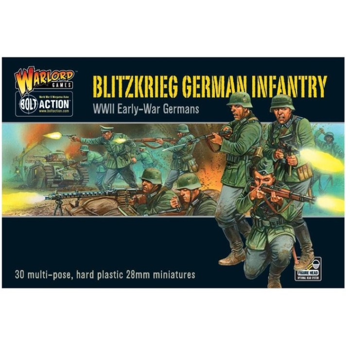 Blitzkrieg German Infantry Plastic Boxed Set | Jeux et Trolleries | Spécialiste des jeux de société, jeux de cartes et wargames