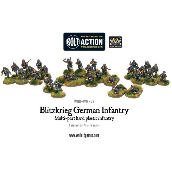 Blitzkrieg German Infantry Plastic Boxed Set | Jeux et Trolleries | Spécialiste des jeux de société, jeux de cartes et wargames