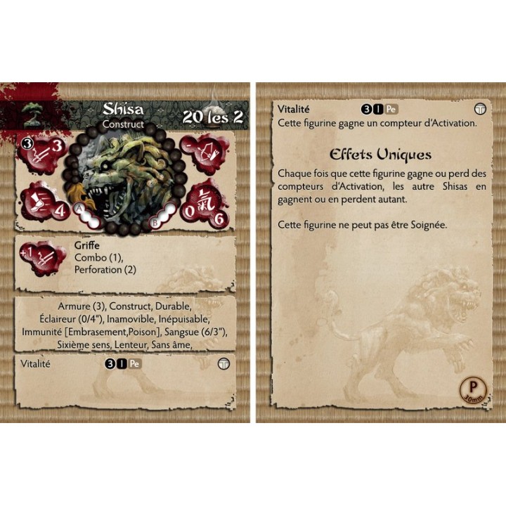 Shisa (carte de profil V1) | Jeux et Trolleries | Spécialiste des jeux de société, jeux de cartes et wargames