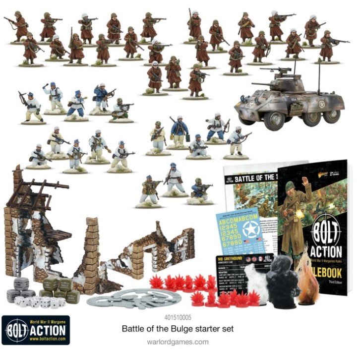 Bolt Action Starter Set - Battle of the Bulge | Jeux et Trolleries | Spécialiste des jeux de société, jeux de cartes et wargames