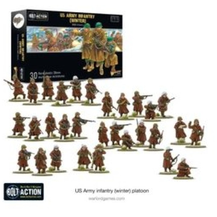 US ARMY INFANTRY PLATOON ( WINTER ) | Jeux et Trolleries | Spécialiste des jeux de société, jeux de cartes et wargames