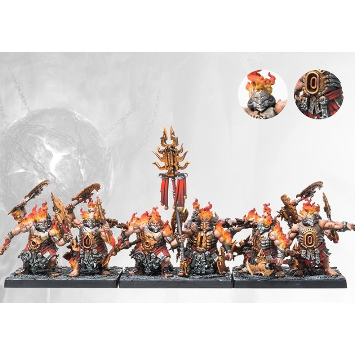 Magmaforged - Flame Berserkers (Dual Kit) 5th Anniversary Remix - Dweghom | Jeux et Trolleries | Spécialiste des jeux de société