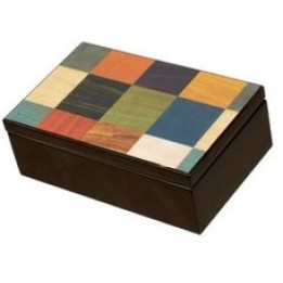 Coffret pour jeu de Bridge - Arlequin (17cm)