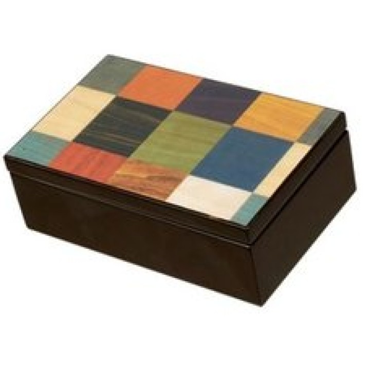 Coffret pour jeu de Bridge - Arlequin (17cm)