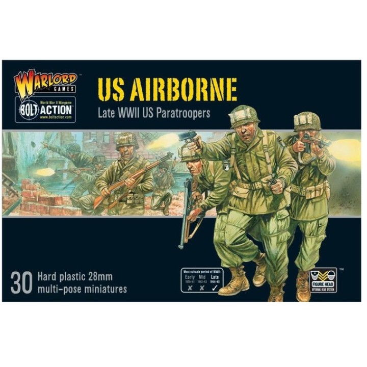 US Airborne Plastic Boxed Set | Jeux et Trolleries | Spécialiste des jeux de société, jeux de cartes et wargames