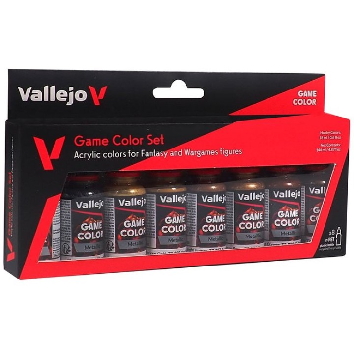 Game Color Set METALLIC | Jeux et Trolleries | Spécialiste des jeux de société, jeux de cartes et wargames