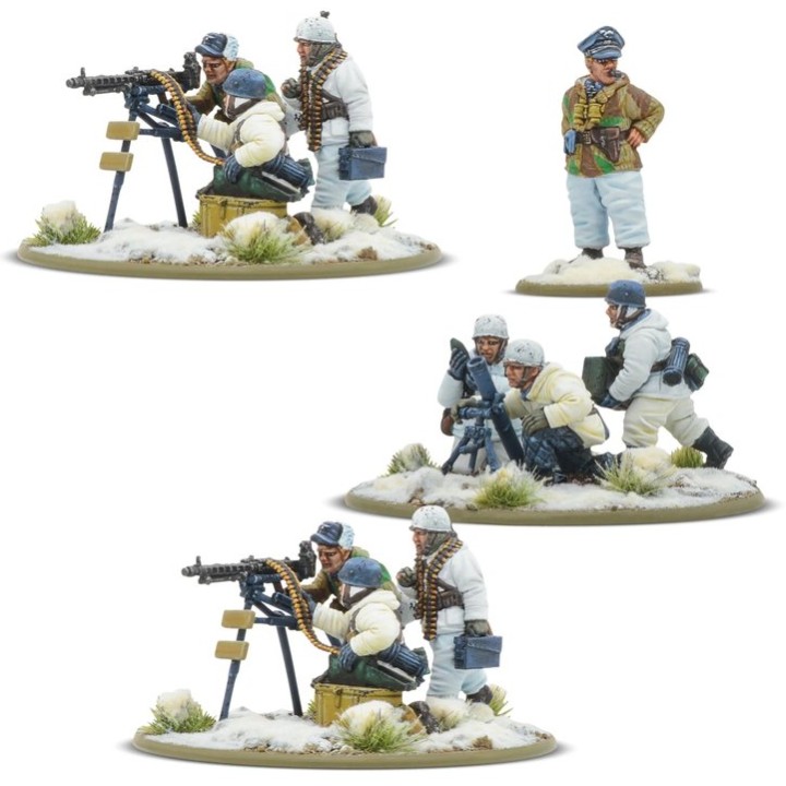 Winter Fallschirmjäger Heavy Weapons Platoon | Jeux et Trolleries | Spécialiste des jeux de société, jeux de cartes et wargames