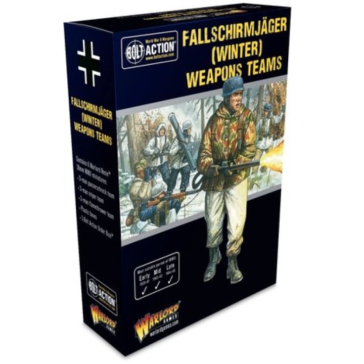 Winter Fallschirmjäger Weapons Teams | Jeux et Trolleries | Spécialiste des jeux de société, jeux de cartes et wargames
