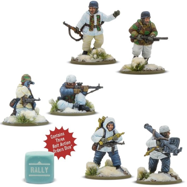 Winter Fallschirmjäger Weapons Teams | Jeux et Trolleries | Spécialiste des jeux de société, jeux de cartes et wargames