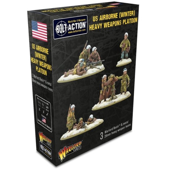 US Airborne (Winter) Heavy Weapons Platoon | Jeux et Trolleries | Spécialiste des jeux de société, jeux de cartes et wargames