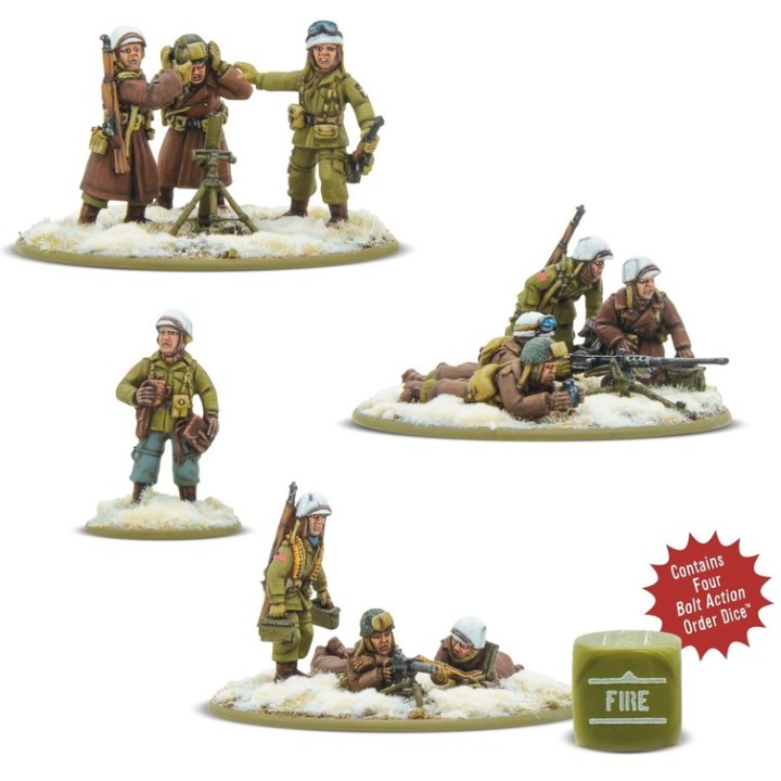 US Airborne (Winter) Heavy Weapons Platoon | Jeux et Trolleries | Spécialiste des jeux de société, jeux de cartes et wargames