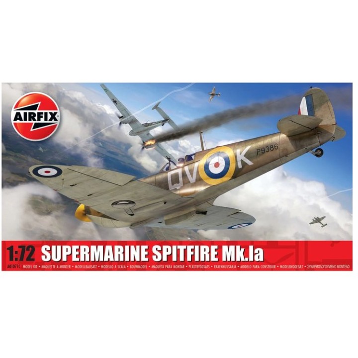 Supermarine Spitfire Mk.Ia - Airfix | Jeux et Trolleries | Spécialiste des jeux de société, jeux de cartes et wargames