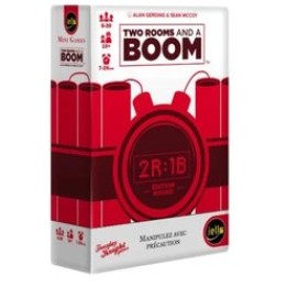 Two Rooms and a Boom - Edition Rouge | Jeux et Trolleries | Spécialiste des jeux de société, jeux de cartes et wargames