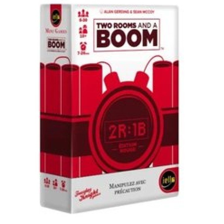 Two Rooms and a Boom - Edition Rouge | Jeux et Trolleries | Spécialiste des jeux de société, jeux de cartes et wargames