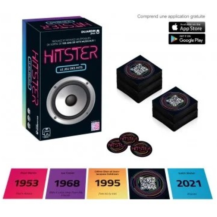 Hitster | Jeux et Trolleries | Spécialiste des jeux de société, jeux de cartes et wargames