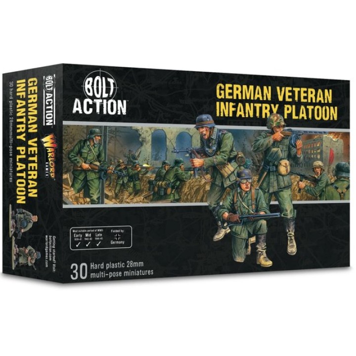 German Veteran Infantry Platoon | Jeux et Trolleries | Spécialiste des jeux de société, jeux de cartes et wargames