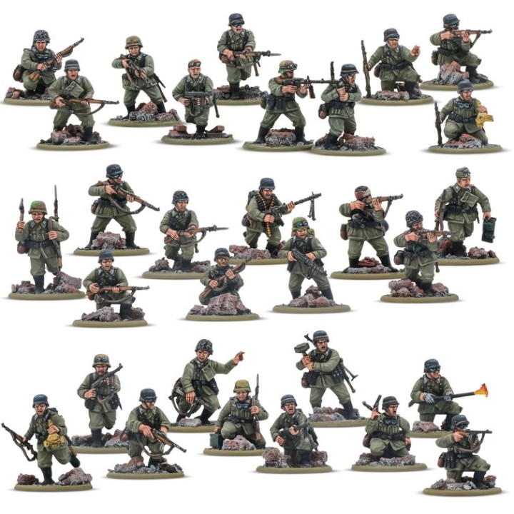 German Veteran Infantry Platoon | Jeux et Trolleries | Spécialiste des jeux de société, jeux de cartes et wargames