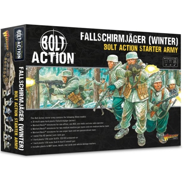 Fallschirmjäger (Winter) Starter Army | Jeux et Trolleries | Spécialiste des jeux de société, jeux de cartes et wargames