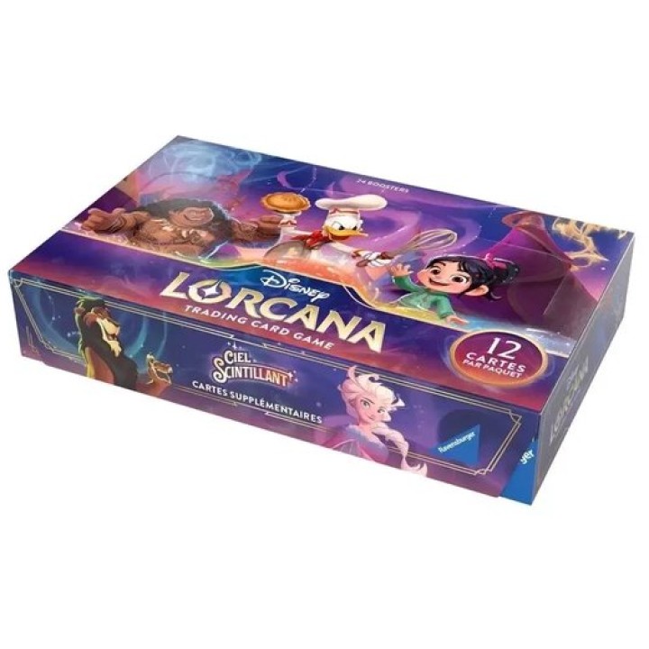 Case Scellée 4 display Disney Lorcana Chapitre 5 CIEL SCINTILLANT | Jeux et Trolleries | Spécialiste des jeux de société, jeux d