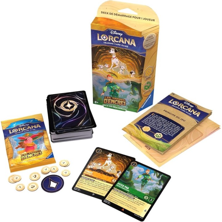 Starter Lorcana Les Terres d'encres 1 | Jeux et Trolleries | Spécialiste des jeux de société, jeux de cartes et wargames