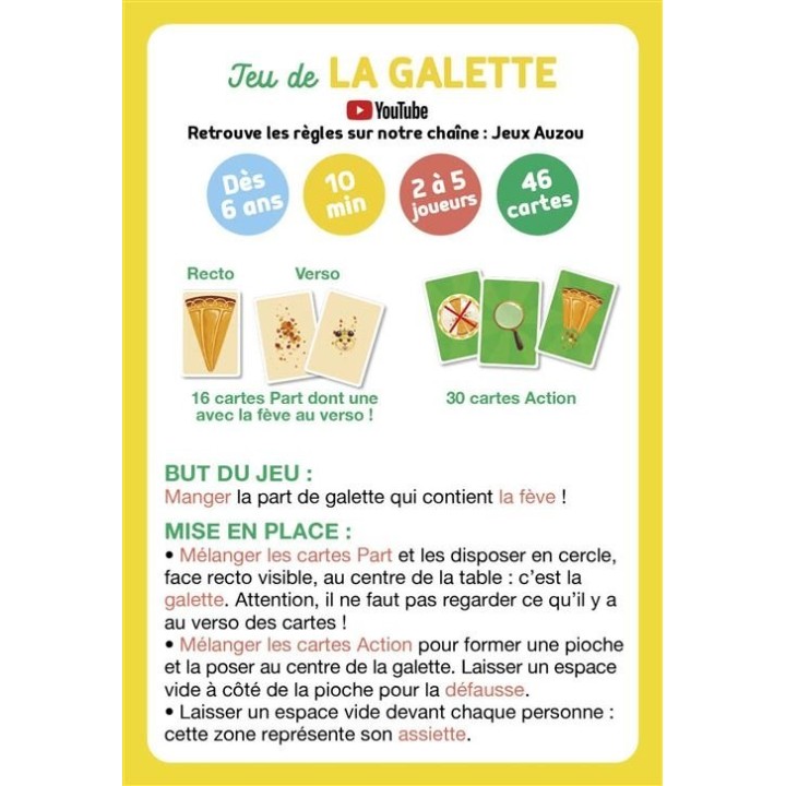 Jeu de la Galette | Jeux et Trolleries | Spécialiste des jeux de société, jeux de cartes et wargames
