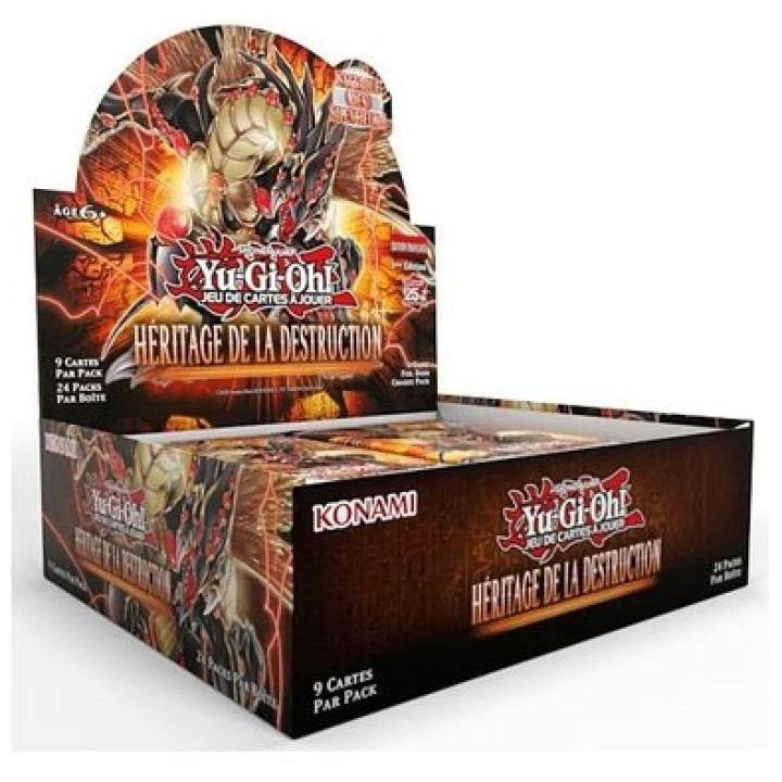 Display Yu-Gi-Oh! L'héritage de la destruction | Jeux et Trolleries | Spécialiste des jeux de société, jeux de cartes et wargame