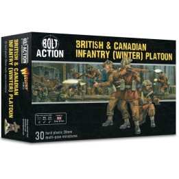 British & Canadian Infantry (Winter) Platoon | Jeux et Trolleries | Spécialiste des jeux de société, jeux de cartes et wargames