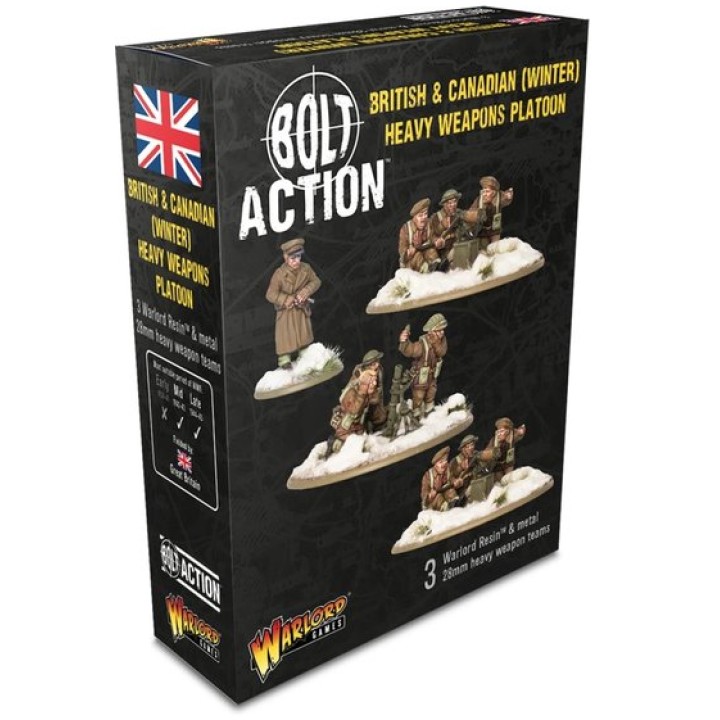 British & Canadian Infantry (Winter) Heavy Weapons Platoon | Jeux et Trolleries | Spécialiste des jeux de société, jeux de carte